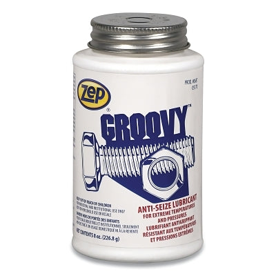 GROOVY™ Non-Stick Lubricating Paste, 8 oz, Can with Brush Lid