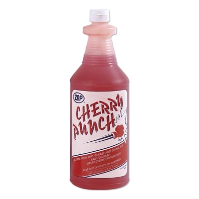Limpiador de manos líquido de alta potencia Cherry Punch, botella exprimible de 1 cuarto de galón