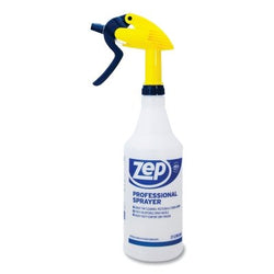 Professional spray bottle, 32 oz, white/yellow/blue