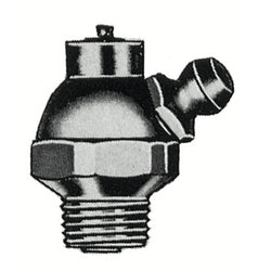 Hydraulic shut-off fittings, 60° elbow, 1 in., male/male, 1/8 in. (PTF)