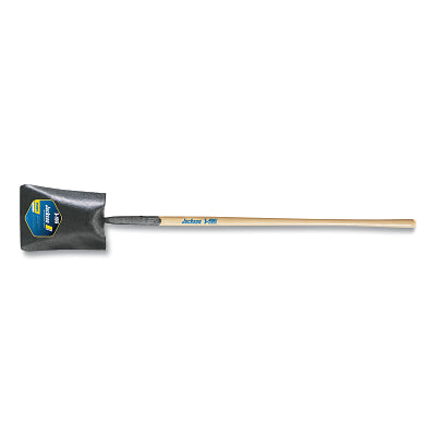 Pala PONY® serie J-450™, hoja de 9" de ancho x 11,5" de largo, recta de 47" de largo, color fresno blanco, pala de riego de tazón profundo, elevación de 4,5"