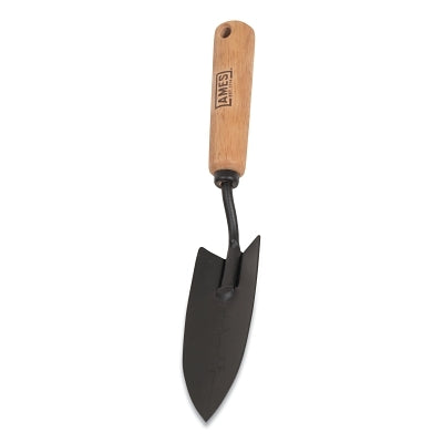 Paleta de jardinería, 2,2 pulgadas de ancho x 6 pulgadas de largo, mango recto de madera dura de 5,3 pulgadas