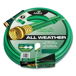 All-weather garden hose, 5/8 in. diameter x 50 ft. long, green/blue