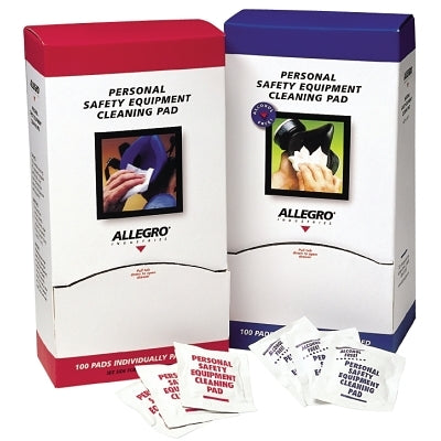 Toallitas de limpieza para equipos de seguridad personal, sin alcohol, 5 x 8 pulgadas, blancas