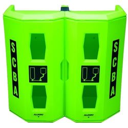 Estuches de pared para equipos de respiración autónomos (ERA) de alta resistencia, para equipos de respiración autónomos dobles, 32 x 14 x 34