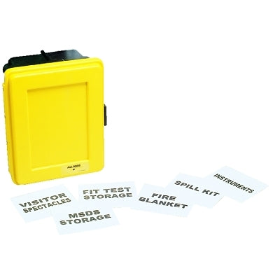 Estuches de pared genéricos, 12 x 7,5 x 16 pulgadas, amarillo