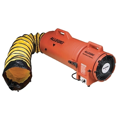 Com-Pax-Ial cartridge plastic blower, 1/3 hp, 115 VAC, 25 ft duct