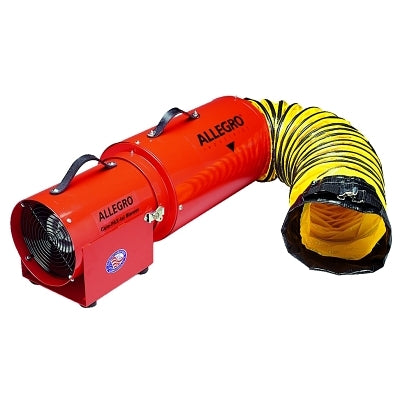 Com-Pax-Ial AC Cartridge Blowers, 1/3 hp, 115 V, 15 ft duct