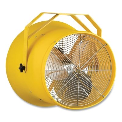 Ventilador de alto rendimiento serie 9541, 18 pulgadas, 3 aspas, amarillo, incluye soporte de horquilla de metal