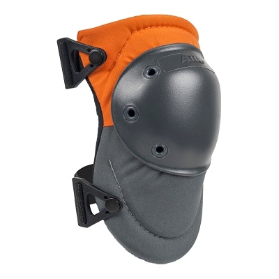 Rodillera industrial con tapa dura AltaPRO™ AltaLOK™, con cierre de velcro, color naranja/gris
