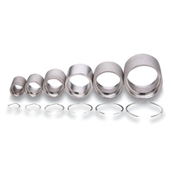 Anillo espaciador de soldadura por enchufe de acero inoxidable 316L certificado por SteelSpace, 1/2 pulg.