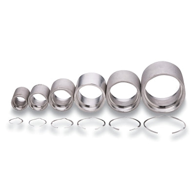 Anillo espaciador de soldadura por enchufe de acero inoxidable 316L certificado por SteelSpace, 1-1/2 pulg.