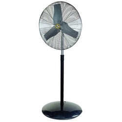 Circuladores de aire industriales, montaje en pedestal ajustable, 30 pulgadas, 1/3 hp, 3 velocidades