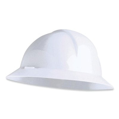 Casco de seguridad tipo II A119R, suspensión de 6 puntos, ala completa, gris
