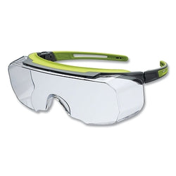 Gafas Avatar™ OTG 2, transparentes, de policarbonato, antivaho y antirayaduras, gris frío/verde, montura de compuesto de PC/TPE