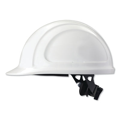 Casco de seguridad North Zone N10 con trinquete, 4 puntas, ala frontal, color naranja