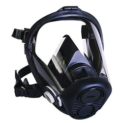 Máscara facial completa RU6500, grande, resistente a partículas, químicos y contaminación, de silicona y policarbonato.