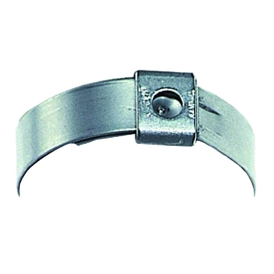 Bridas Tie-Lok lisas de diámetro interior, 16 1/2" de largo, 1/4" de ancho, acero inoxidable 304, caja de 100