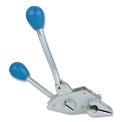 Bantam strapping tool. Low tightening torque, two-handed installation.