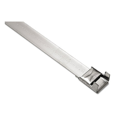 BAND-FAST® with clip, 3-1/2 in. diameter, 3/8 in. wide x 16 in. long, 201 stainless steel