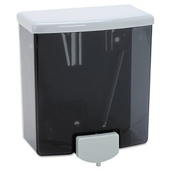 ClassicSeries Surface-Mounted Soap Dispenser, 40 oz, Black/Gray