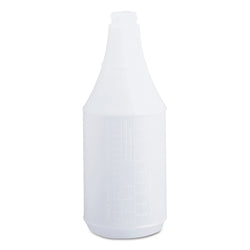 Embossed spray bottle, 32 oz, clear