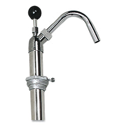 Bottle pump, 22 oz, chrome plated, 42-1/2 inches