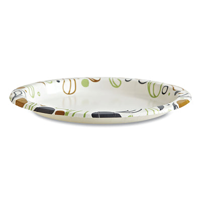 Plato de papel estampado Deerfield, 9 pulgadas, multicolor
