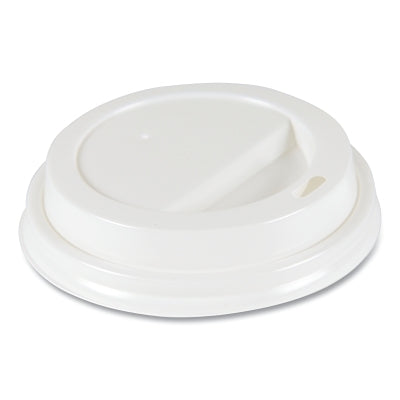 Tapas Deerfield para vasos calientes de 10 oz a 20 oz, blancas, de plástico, paquete de 50