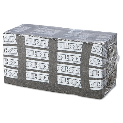 Grill brick, 8 x 4, black