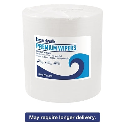 Hydrospun wipes, blue, 9 x 16 3/4, 10-pack of 100-count dispensers
