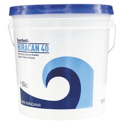 Low-foam industrial laundry powder detergent, fresh lemon scent, 40 lb bucket
