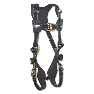 ExoFit NEX™ Arc Flash Harness, Back D-Ring, Size 2XL, Quick Connect Chest and Leg Straps