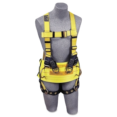Delta Derrick Harness, Back and Lift D-Rings, Leg Straps with Pin Buckle, Extra Large