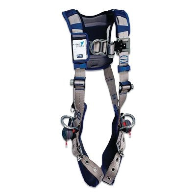 Arnés de posicionamiento/escalada estilo chaleco ExoFit STRATA™, anillos en D en espalda, frente y cadera, extragrande, conexión rápida Tri-lock Revolver™
