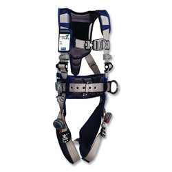 Arnés de posicionamiento/escalada ExoFit STRATA™, estilo construcción, con anilla en D trasera, delantera y de cadera, pequeño, conexión rápida Duo-Lok™