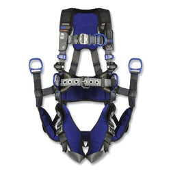 Arneses de escalada de torre ExoFit NEX, anillos en D traseros, delanteros y laterales, grandes, Q.C.