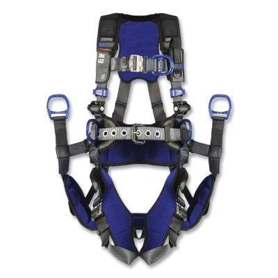 Arneses de escalada de torre ExoFit NEX, anillos en D traseros, delanteros y laterales, extragrandes, Q.C.