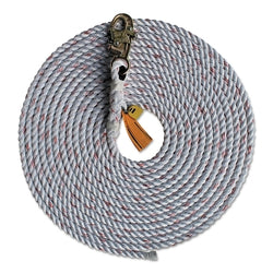 Lifelines with snap hooks, 75 ft, self-locking snap hook, 310 lb
