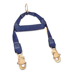 Y-shaped rescue/recovery lanyards with spreader bar, 2 ft, safety hook, 310 lb