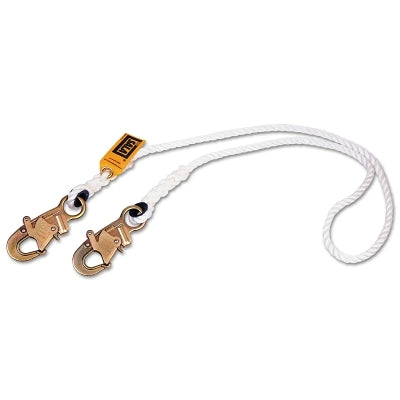 Nylon rope positioning lanyards, 1.8 m, self-locking safety hook, 140 kg