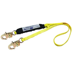 Cordón amortiguador de impactos EZ-Stop™ F2, 3,6 m, ganchos a presión, capacidad de 140 kg, amarillo