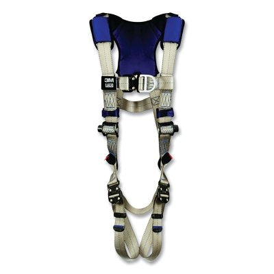 ExoFit™ X100 Comfort Vest climbing safety harness, with front and rear D-rings, extra-large size, quick-connect
