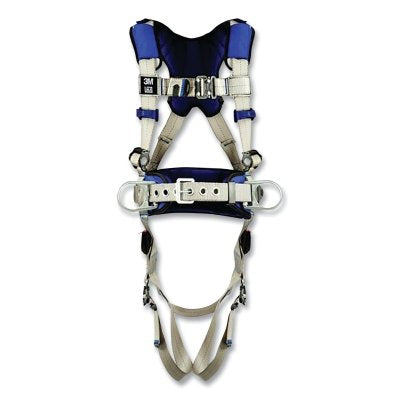 Arnés de seguridad de posicionamiento ExoFit™ X100 Comfort Construction, anillo en D para espalda y cadera, pequeño, conexión rápida