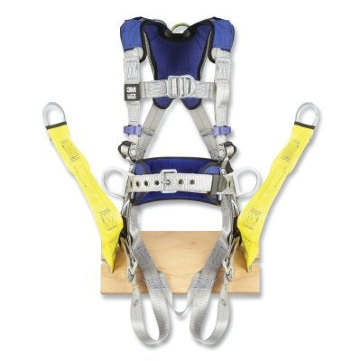 Arnés de seguridad ExoFit™ X100 Comfort Construction para escalada y posicionamiento, con anillos en D en la espalda, el frente y la cadera, talla extragrande, con paso a través y lengüeta.