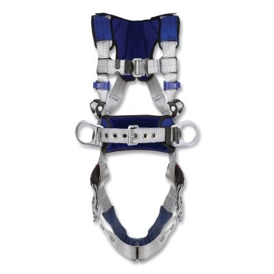 Arnés de seguridad ExoFit™ X100 Comfort para trabajos en hierro, con posicionamiento en construcción, anillos en D para espalda y cadera, 2X-Lg, hebilla de pasador/aseguramiento rápido
