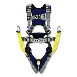 Arnés de seguridad ExoFit™ X200 Comfort para escalada en petróleo y gas, con anillos en D para espalda y cadera, tamaño mediano, hebilla de lengüeta/conexión rápida