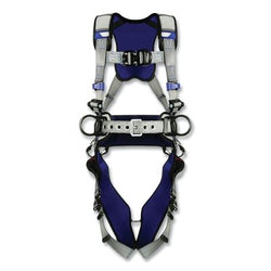 Arnés de seguridad para escalada y posicionamiento ExoFit™ X200 Comfort Wind Energy, con anillas en D para espalda, cadera y piernas, grande, conexión rápida de doble cierre
