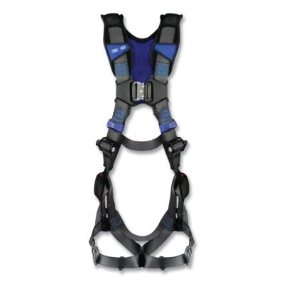 Arnés de seguridad tipo chaleco ExoFit™ X300 X-Style, anillo D en la espalda, tamaño mediano/grande, cierre automático QC/Revolver