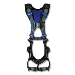 Arnés de seguridad para chaleco de escalada ExoFit™ X300 X-Style, anillas en D traseras y delanteras, tamaño mediano/grande, cierre automático QC/Revolver